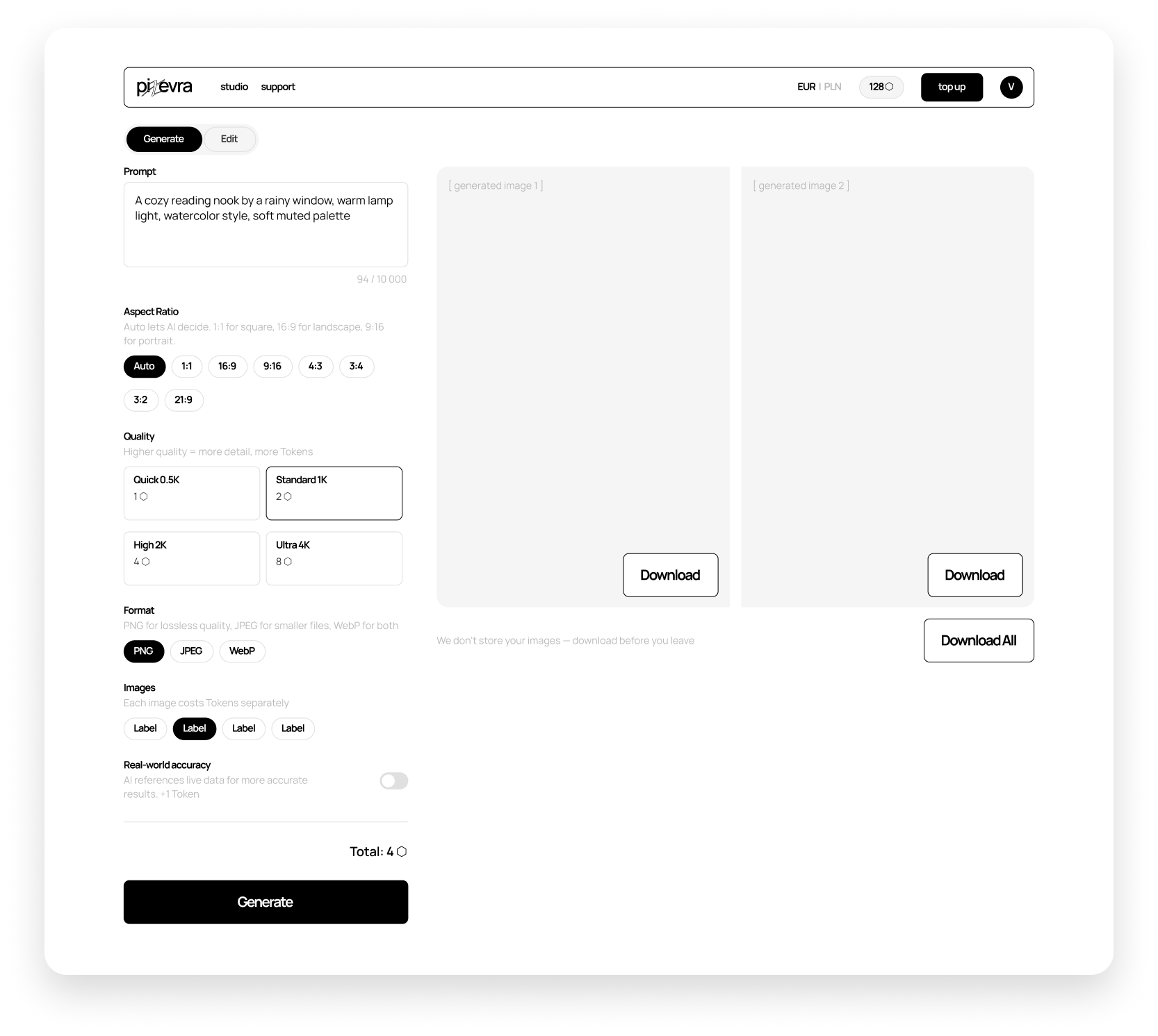 Pixevra studio — result